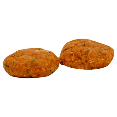 Seafood Counter Fish Salmon Burger Teriyaki 6 Oz Service Case - Each - Image 1