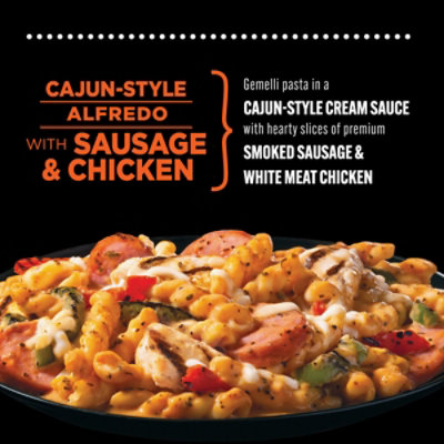 DEVOUR Cajun Style Alfredo with Smoked Sausage & Chicken Frozen Meal Box - 10 Oz - Image 5