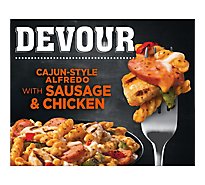 DEVOUR Cajun Style Alfredo with Smoked Sausage & Chicken Frozen Meal Box - 10 Oz
