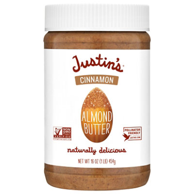 Justins Nut Bttr Almnd Cinnmn - 16 Oz