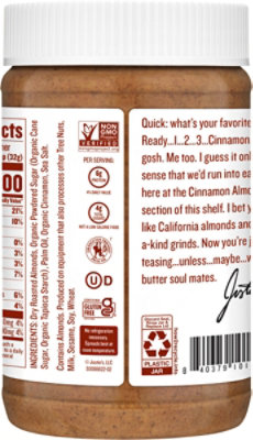 Justins Nut Bttr Almnd Cinnmn - 16 Oz - Image 5