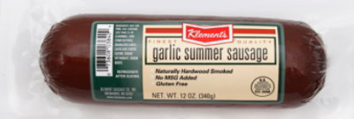 Klement Sausage Garlic Smoked - 12 Oz - Image 1