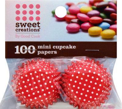 GoodCook Sweet Creations Cupcake Paper Mini Dot - 100 Count - Image 2