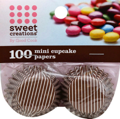 GoodCook Sweet Creations Cupcake Paper Mini - 100 Count - Image 2