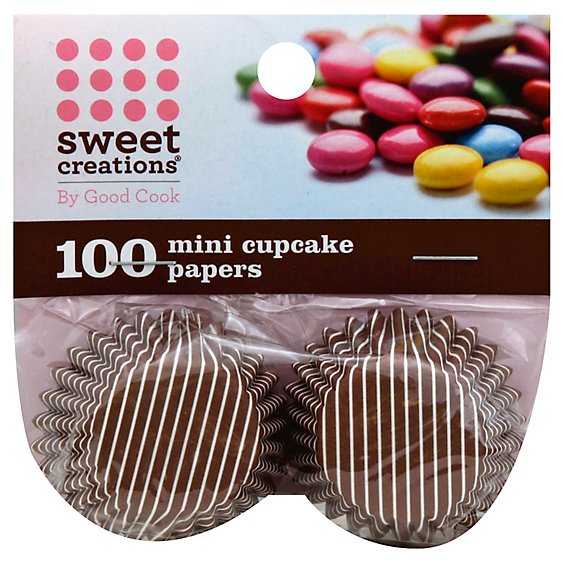 GoodCook Sweet Creations Cupcake Paper Mini - 100 Count