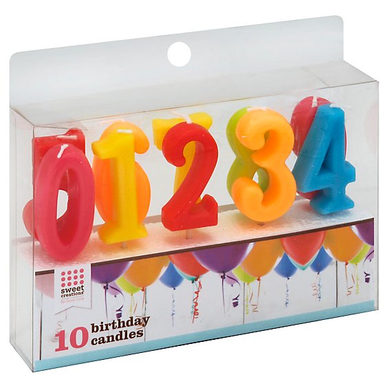 GoodCook Sweet Creations Bday Candle 0 To 9 Set - Each