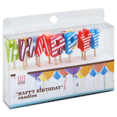 GoodCook Sweet Creations Bday Candle Happy Birthday - Each