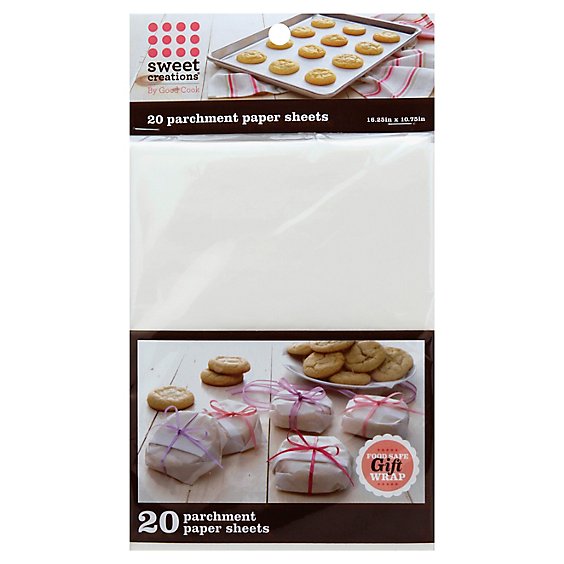 GoodCook Sweet Creations Parchment Paper 16x10 - 20 Count
