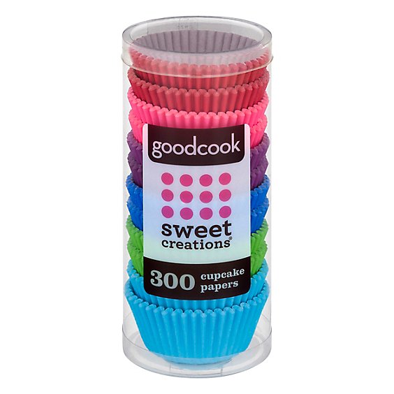 GoodCook Sweet Creations Cupcake Paper Reg - 300 Count
