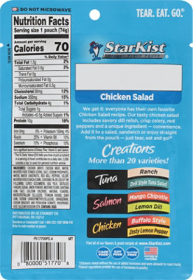 StarKist Chicken Creations Chicken Salad - 2.6 Oz - Image 6