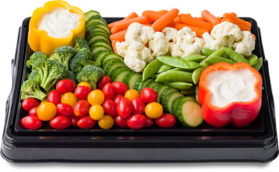 Vegetable & Dip Tray - Each - Image 1