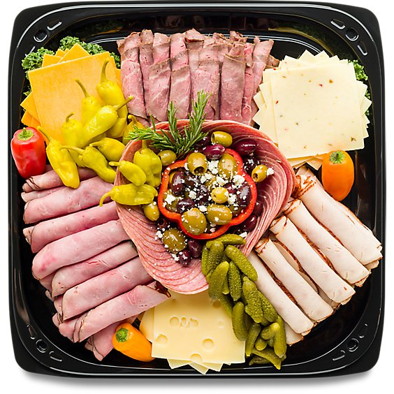 Deli Meat & Cheese 18 Inch Tray Serves 30-40 - Each