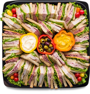 Signature SELECT Deli Finger Sandwiches 18 Inch Tray - Each - Image 1