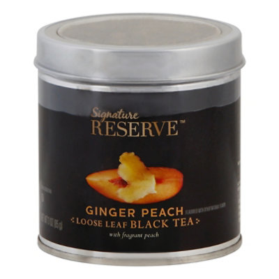 Ginger Peach Black Tea - Loose Leaf - 3oz – Combat Coffee Roasters