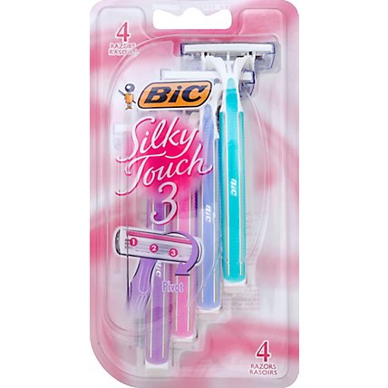 Bic Silky Touch 3 Razor - 4 Count - Image 2