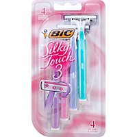 Bic Silky Touch 3 Razor - 4 Count - Image 2
