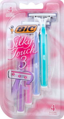 Bic Silky Touch 3 Razor - 4 Count - Image 2