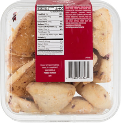 Two Bite Orange Cranberry Scones - 10 Oz - Image 5