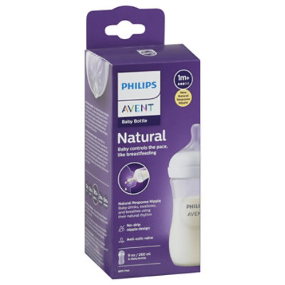Philips AVENT Natural Response Baby Bottle Nipple, Flow 3, 1M+, 2-Pack, 2 -  Foods Co.
