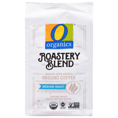 O Organics Coffee Roastery Blend Ground - 10 Oz