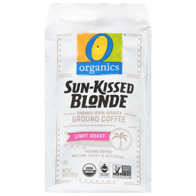 O Organics Coffee Sun Kissed Blonde Ground - 10 Oz