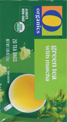 O Organics Tea Green with Matcha - 20 Count - Image 4