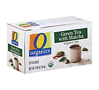 O Organics Tea Green W/Matcha - 20 Count