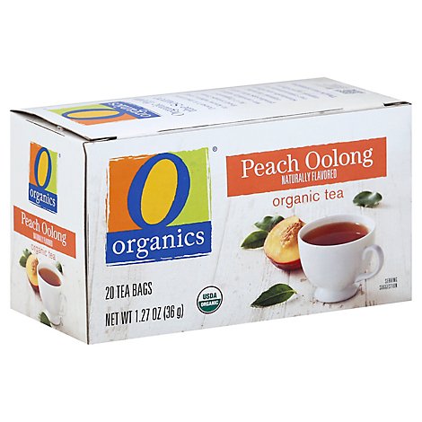 O Organics Tea Peach Oolong - 20 Count