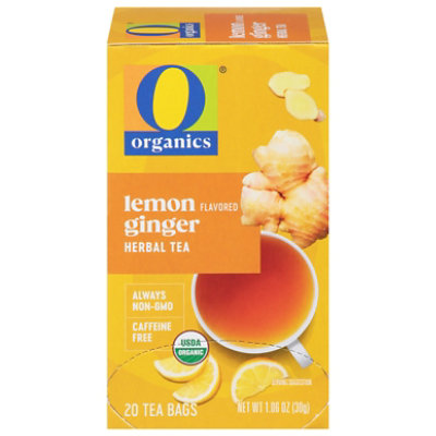 O Organics Tea Lemon Ginger - 20 Count - Image 2