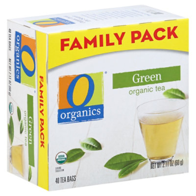  O Organics Tea Green - 40 Count 