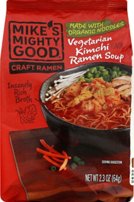 Mikes Mighty Good Soup Ramen Kimichi Veg - 2.3 Oz - Image 2