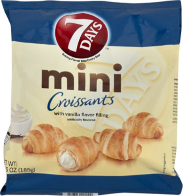 7 Days Vanilla Flavored Mini Croissant - 6.53 Oz - Image 1