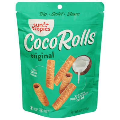 Sun Tropics CocoRolls Original Rolled Coconut Wafers - 4 Oz - Image 3