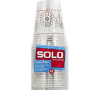 Solo Cups Plastic Clear 18 Ounce Bag - 20 Count