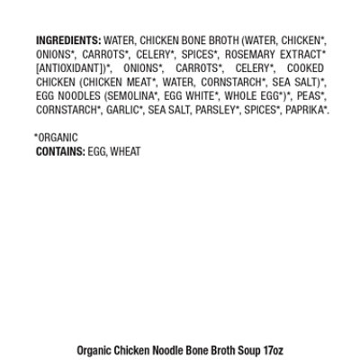 Pacific Foods Organic Chicken Noodle Soup with Chicken Bone Broth - 17 Oz - Image 4