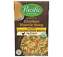 Pacific Foods Soup Chkn Ndl Bone Br Org - 17 Oz