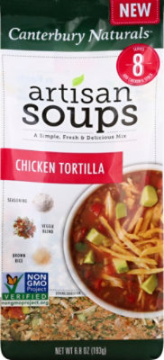 Canterbury Naturals Soup Chicken Tortilla - 6.8 Oz - Image 2