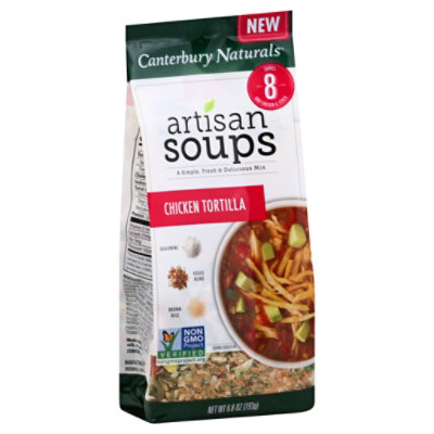 Canterbury Naturals Soup Chicken Tortilla - 6.8 Oz