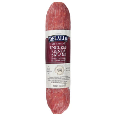 Delallo Genoa Salami - 9 Oz - Image 3