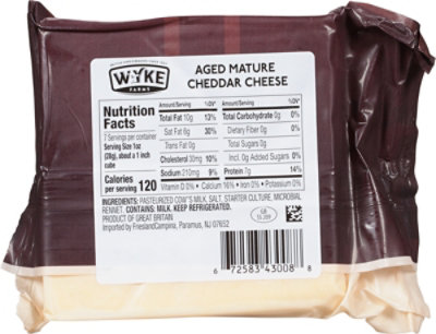 Wyke Aged Mature Cheddar Cheese - 7 Oz - Image 6