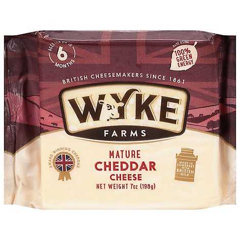 Wyke Aged Mature Cheddar Cheese - 7 Oz
