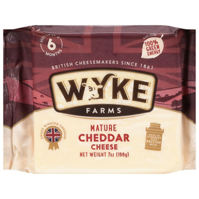 Wyke Aged Mature Cheddar Cheese - 7 Oz