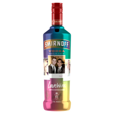Smirnoff No 21 Love Wins Vodka Bottle - 750 Ml