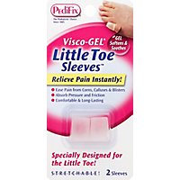 Pedifix Visco Gel Little Toe Sleeves - 2 Count - Image 2