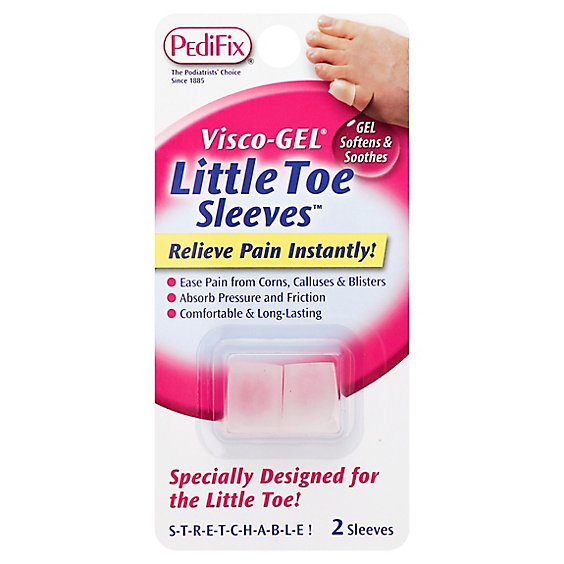 Pedifix Visco Gel Little Toe Sleeves - 2 Count