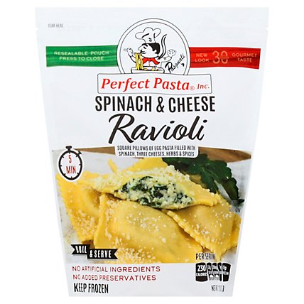 Perfect Pasta Spinach Ravioli - 12 Oz - Image 1