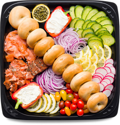 Deli Lox & Bagel 16 Inch Tray Serves 10-12 - Each