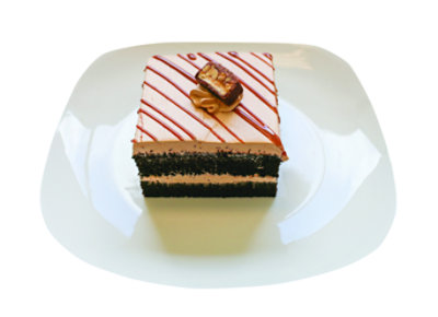 Bakery Cake Slice Snickers 1 Count - Image 1