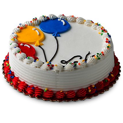 Bakery Cake Flavor Iced 8 Inch 1 Layer - Image 1