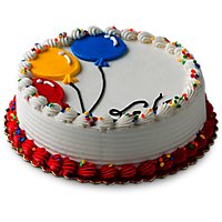 Bakery Cake Flavor Iced 8 Inch 1 Layer - Image 1